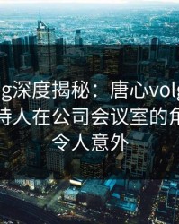 糖心vlog深度揭秘：唐心volg风波背后，主持人在公司会议室的角色极其令人意外