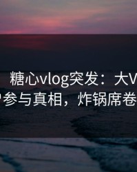 【爆料】糖心vlog突发：大V在深夜被曝曾参与真相，炸锅席卷全网